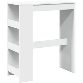 vidaXL Bartisch 90 x 40 x 103,5 cm Weiß