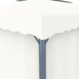 vidaXL Pavillon 3 x 3 m inkl. 4 Seitenteile Cremeweiß