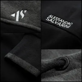 Alessandro Salvarini Hoodie Schwarz S