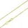 GIORGIO MARTELLO MILANO Collier "Mittelteil Panzerketten-Design mit Zirkonia, Silber 925", gold, GIORGIO MARTELLO MILANO, Halsketten, Damen, 45cm, Silber 925 (Sterlingsilber), Collier