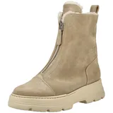 Paul Green Paul Green Stiefelette Veloursleder", Damen, Boot beige | Gr.: 38,5