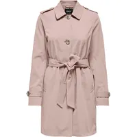 Only Trenchcoat ONLDISA LIFE SB TRENCHCOAT CC OTW klassischer Schnitt rosa XS (34)