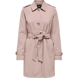 Only Trenchcoat ONLDISA LIFE SB TRENCHCOAT CC OTW klassischer Schnitt rosa XS (34)