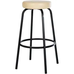 CLP Barhocker Kamari creme/Kunstleder
