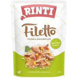 Rinti 24 x 100g Filetto Jelly Ente+Gemüse