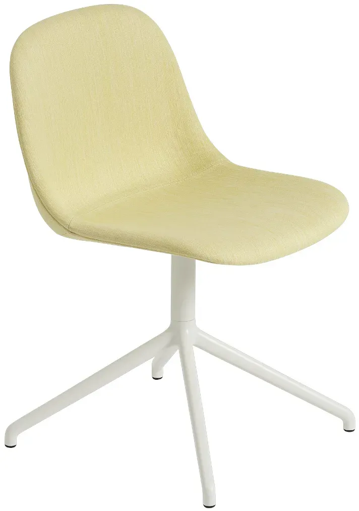 Muuto Fiber Side Chair, swivel base, balder 432 / weiß