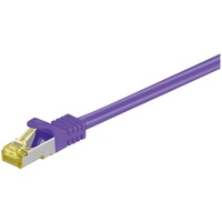 Goobay Patchkabel, Cat6a/Cat7, S/FTP RJ-45/RJ-45, 1m, Violett (91591)