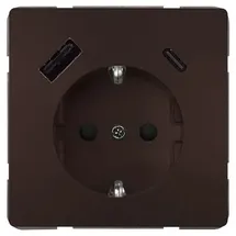 Siemens USB-Steckdose 2 USB A+C 18 W Schoko 1 St.