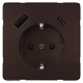Siemens USB-Steckdose 2 USB A+C 18 W Schoko 1 St.