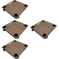 Proregal Transportroller mit 4 Rollen | HxBxT 11,5x50x50 cm