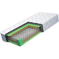 Boxxx Federkernmatratze, Weiß, Textil, H4, 90x200 cm, Oeko-Tex® Standard 100, atmungsaktiv, alternative Größen erhältlich, Schlafzimmer