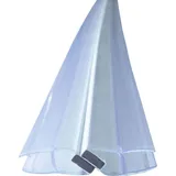 Bagnoxx 2x 2m für 8mm Glasstärke, 90 & 180 Grad, transparent,