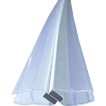 Bagnoxx 2x 2m für 8mm Glasstärke, 90 & 180 Grad, transparent,