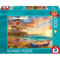 Schmidt Spiele Sonnenuntergang in der Leuchtturm-Bucht 1000 Teile