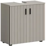 Möbel Boss Mid.you Waschbeckenunterschrank Mone, Kaschmir, Kunststoff, 1 Fächer, 60x59x30 cm, stehend, Badezimmer, Badezimmerschränke, Waschbeckenunterschränke