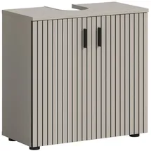 Möbel Boss Mid.you Waschbeckenunterschrank Mone, Kaschmir, Kunststoff, 1 Fächer, 60x59x30 cm, stehend, Badezimmer, Badezimmerschränke, Waschbeckenunterschränke