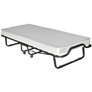 Veraflex Gästebett Colonia Klappbett inkl. Matratze und Schutzhülle 200x80x40cm grau 80 cm x 200 cm x 40 cm