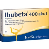 betapharm Arzneimittel GmbH IBUBETA 400 akut Filmtabletten 20 St