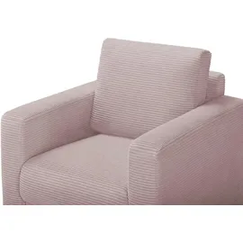 bobb Sessel mit Boxspringpolsterung Lisa de Luxe ¦ rosa/pink ¦ Maße (cm): B: 85 H: 90 T: 93.0