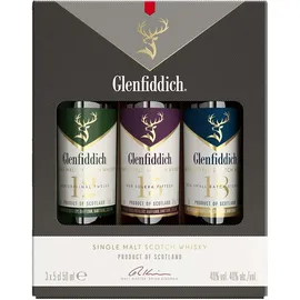 Glenfiddich Distillery Glenfiddich 40% vol 0,15 l Geschenkset