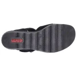Rieker Keilsandalette Damen Schwarz 40