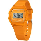 ICE-Watch - Ice Digit Retro Neon orange - Orange Damenuhr mit Silikonarmband - 022886 (Small)