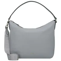 Boss Alyce Schultertasche Leder 31 cm grau