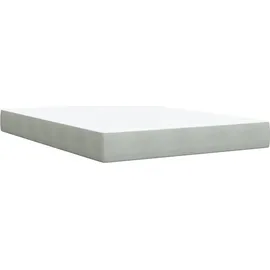 vidaXL Boxspringbett 140 x 200 cm Hellgrau