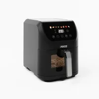 Princess Slim Airfryer 5L - Ölfrei 8 Programme«, 1500 W - leiser Betrieb (55 db) - Platzsparendes Design - - Kochprogramme - Einstellbarer Thermostat - Antihaftbeschichtung - 182240