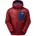Hooded Jacke Merlot/Admiral Blue S