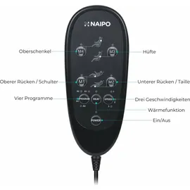 Naipo Massagesitzauflage Rücken