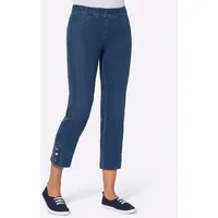 Sieh an! 7/8-Jeans in blue-stone-washed | Gr.: 40