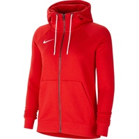 Nike CW6955-657 W NK FLC PARK20 FZ Hoodie Sweatshirt Damen University RED/White/(White) Größe XL