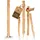 BooGardi Staketenzaun 6 cm x 180 cm Haselnuss