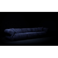 JVmoebel Big-Sofa Modern Big Sofa Couch 5 Sitzer Italienische xxl Couch Textil, Made in Europe blau