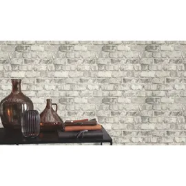 Rasch Textil Vliestapete Clayton 6 m x 0,53 m 1 St Grau