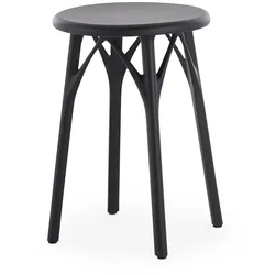 Kartell A.I. Hocker light recyceltes Material - Schwarz