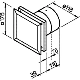 Helios M1/120 N/C MiniVent