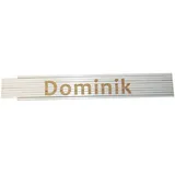 Heka Werkzeuge GmbH Zollstock Dominik 2 m, weiß