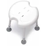 Drive Medical Duschhocker Delphi 2 Plus mit zwei Hygieneausparungen weiß