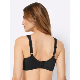 MISS MARY Sweet Senses Wireless Bra BH schwarz, D, 95, Damen,