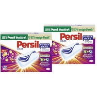 Persil Power Bars Color Waschmittel 32 WL (2 x 16 Waschladungen), vordosiertes Buntwaschmittel mit biologisch abbaubarem Schutzfilm, für reine Wäsche & hygienische Frische für die Maschine