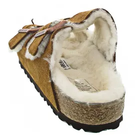 Birkenstock Arizona Lammfell Veloursleder mink 36