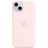 Apple Silikon Case mit MagSafe für iPhone 15 Plus hellrosa