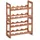 Zeller Weinregal Bamboo 100%, 8 Flaschen, 47 x 22 x 32