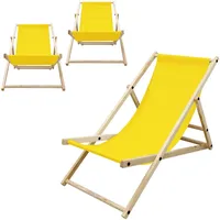 ECD Germany 3er Set Liegestuhl klappbar Strandstuhl Sonnenliege Gartenstuhl