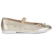 GEOX Mädchen Jr Plie' D Ballet Flat, Platinum, 28 EU