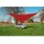 DEMA Sonnensegel dreieckig 5x5x5 m rot