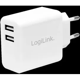 Logilink USB Steckdosenadapter 12 Watt weiß