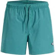 Jack & Jones PlusSize Badeshorts JPSTMAUI TROPIC SOLID SWIM SHORTS PLS Blau 44